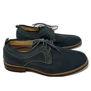 Ferro Aldo Blue Lace Up Oxford Dress Shoes 9